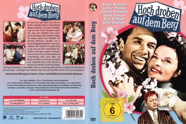 Hoch Droben auf dem Berg 1957 met Margot Hielscher, Cd's en Dvd's, Dvd's | Klassiekers, Ophalen of Verzenden
