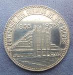 1935 50 francs Centenaires chemins fer Expo 1935, Postzegels en Munten, Munten | België, Verzenden, Zilver, Losse munt
