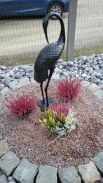 tuinbeeld,tuindecoratie,metalen kraanvogel of reiger, Ophalen, Nieuw, Metaal, Abstract beeld