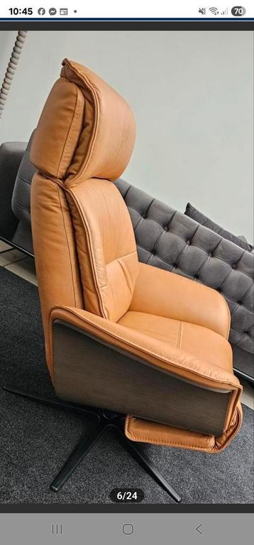 Comfort Norway elektrische leren relaxfauteuil beschikbaar voor biedingen