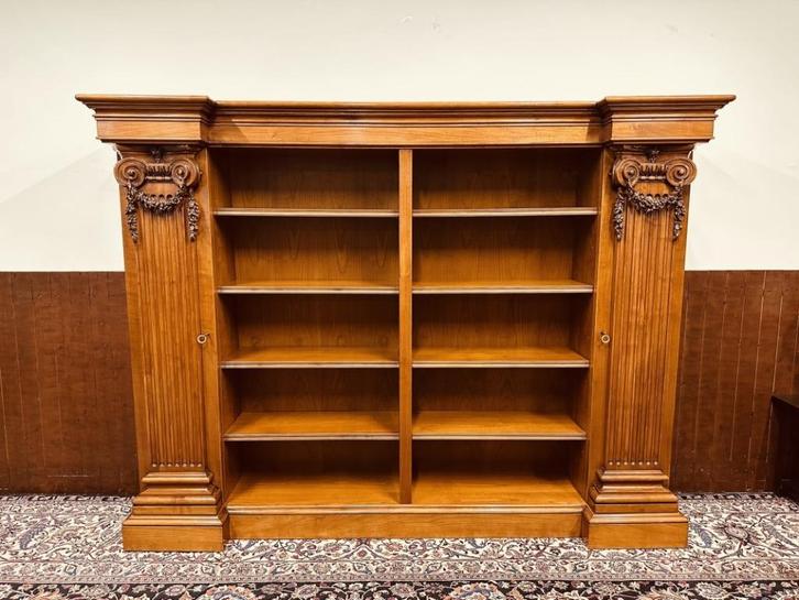 Klassiek Engelse Boekenkast, Antiek en Kunst, Antiek | Kantoor en Zakelijk, Ophalen of Verzenden
