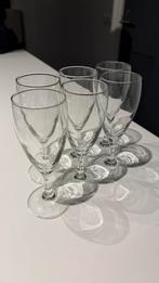 Champagneglas 6 stuks, Verzamelen, Ophalen, Zo goed als nieuw