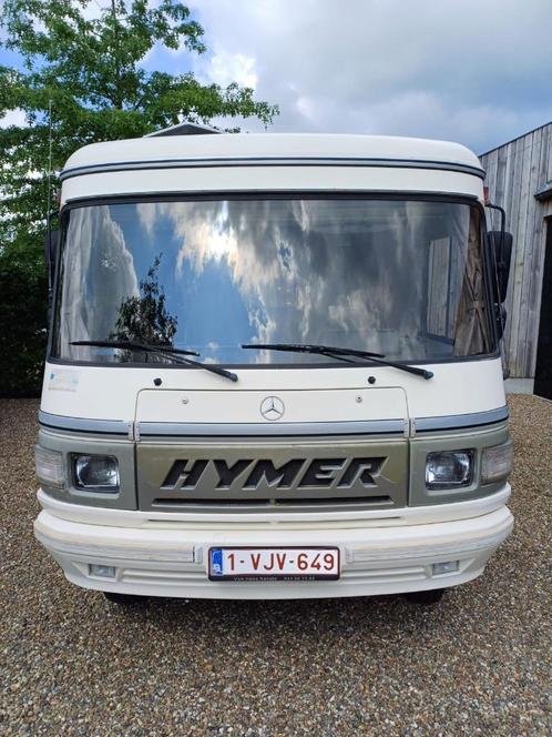 Mobil-home vintage Mercedes Hymer 310D, Caravanes & Camping, Camping-cars, Particulier, jusqu'à 4, Hymer, Diesel, Enlèvement