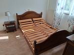 Eiken bed 140cm + commode, Huis en Inrichting, Ophalen, Twijfelaar