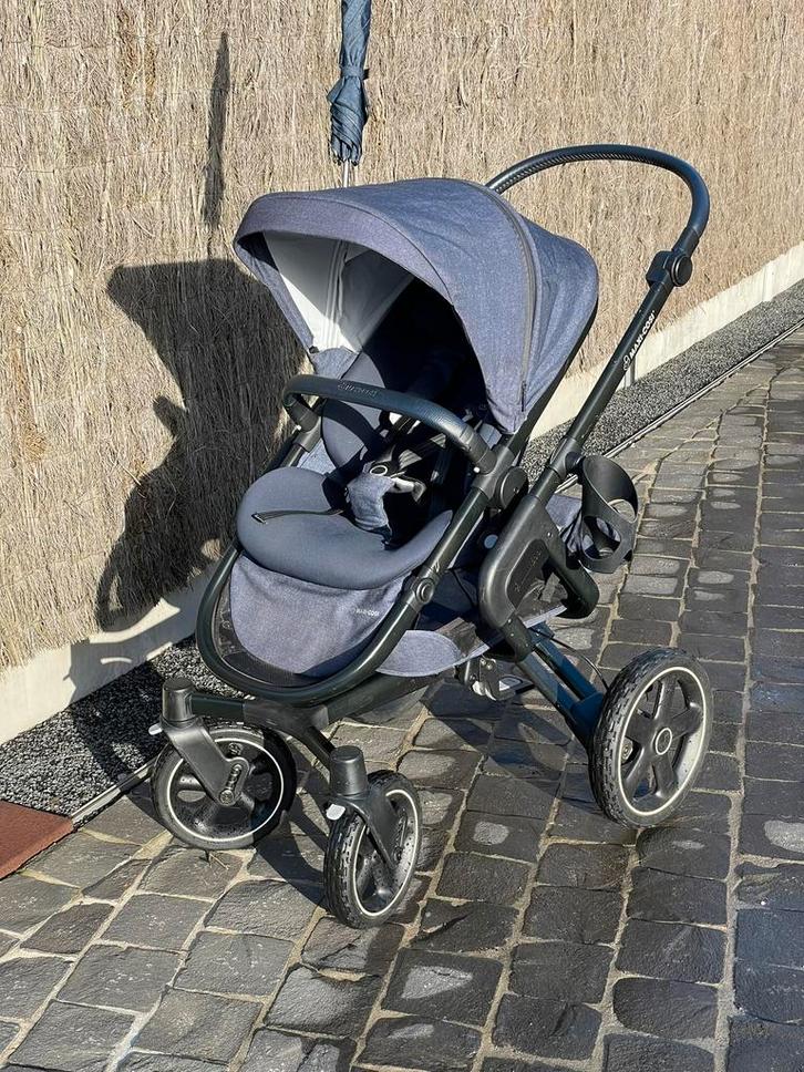 Compleet pakket Maxi-Cosi blauw, Kinderen en Baby's, Kinderwagens en Combinaties, Zo goed als nieuw, Maxi-Cosi, Ophalen