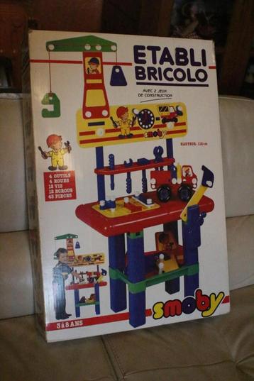 Vintage Smoby werkbank beschikbaar voor biedingen