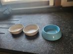 3 bols pour mager ou boore pour animeaux, Animaux & Accessoires, Nourriture & Bols pour chiens, Enlèvement, Comme neuf