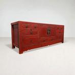 Chinees dressoir rood – tv-meubel 169 cm | FF Iets Anders, Huis en Inrichting, Ophalen of Verzenden, Zo goed als nieuw