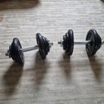 Twee halters te koop met elk 16 kg gewichten, Enlèvement ou Envoi