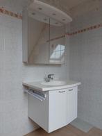 Compleet wastafelmeubel, inclusief kraan + spiegelkast., Huis en Inrichting, Badkamer | Badkamermeubels, 50 tot 100 cm, Minder dan 100 cm