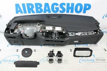 Airbag kit - Tableau de bord cuir couture gris BMW X7 G07
