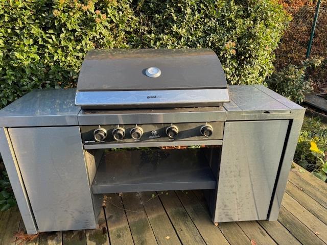 GasBBQ Grandhall GTI4ISB met HOES - TOPSOLDEN 80€, Tuin en Terras, Gasbarbecues, Gebruikt, Ophalen