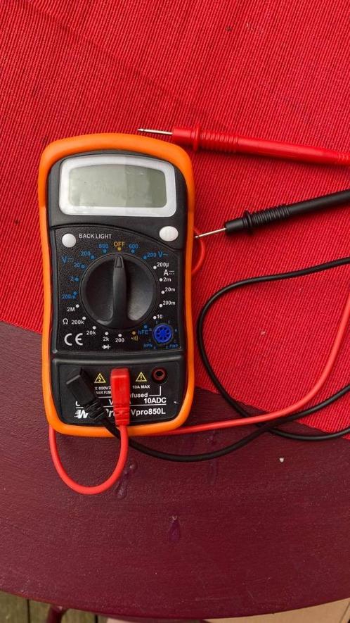 Multimeter Vpro 850L, Bricolage & Construction, Instruments de mesure, Comme neuf, Multimètre, Enlèvement ou Envoi