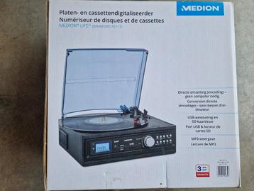 Platen-en casettendigitaliseerder NIEUW!! In originele verpa, Audio, Tv en Foto, Platenspelers, Nieuw, USB-aansluiting, Platenspeler