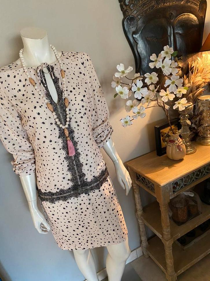 TALKING FRENCH Mt 40 PRACHTIGE JURK, Kleding | Dames, Jurken, Zo goed als nieuw, Ophalen of Verzenden