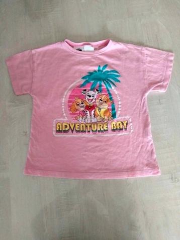 T shirt Paw patrol lichtroze maat 110 Zara, Kinderen en Baby's, Meisje, Ophalen of Verzenden, Zo goed als nieuw, Zara