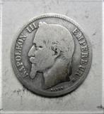 Monnaie argent France 1 franc 1866 BB Napoléon, Enlèvement ou Envoi, Monnaie en vrac, Argent, France