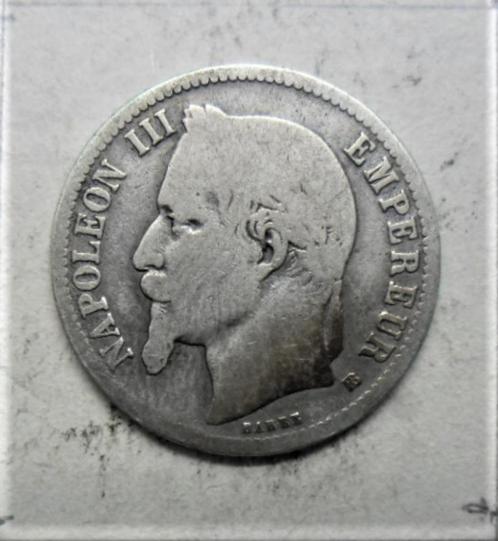 Monnaie argent France 1 franc 1866 BB Napoléon, Timbres & Monnaies, Monnaies | Europe | Monnaies non-euro, Monnaie en vrac, France