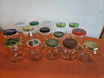 Lots de 15 bocaux en verre (plusieurs lots disponibles)