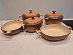 Le creuset set la mama, Ophalen of Verzenden, Gebruikt, Gietijzer, Pannenset