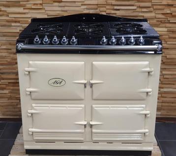 Luxe Fornuis Aga six four 6/4  98/100 cm Crème zwart 4 ovens beschikbaar voor biedingen