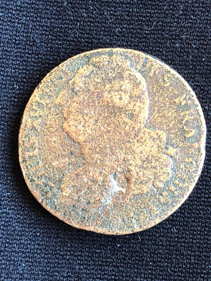 Unieke 2 Décimes Louis XVI (1791-1793), Postzegels en Munten, Aandelen en Waardepapieren, Ophalen of Verzenden