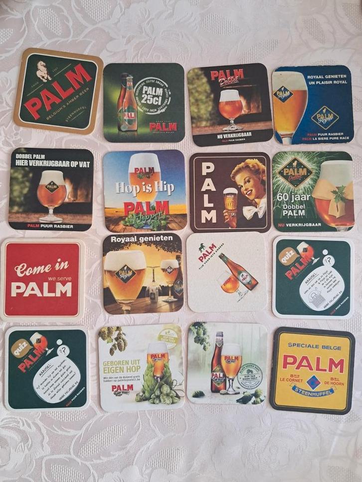 PALM - bierviltjes en andere, Verzamelen, Biermerken, Zo goed als nieuw, Palm, Ophalen