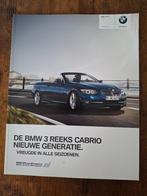 DE BMW 3 REEKS CABRIO    1/2010, Boeken, Auto's | Folders en Tijdschriften, Ophalen of Verzenden, Nieuw, BMW