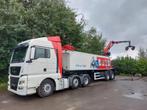 MAN TGX 26.460 6x2/4 (lift-lenk) + AJK + HMF 2243 Z (remote), Auto's, Automaat, 338 kW, MAN, Wit