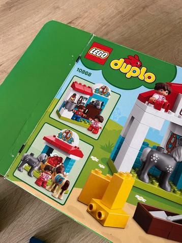 Duplo Lego 10868 paardenstal 2-5j compleet in orginele doos beschikbaar voor biedingen
