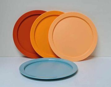 Tupperware™ « Assiette Tupper Kid's » x 4, Envoi, Neuf, Brun, Autres types