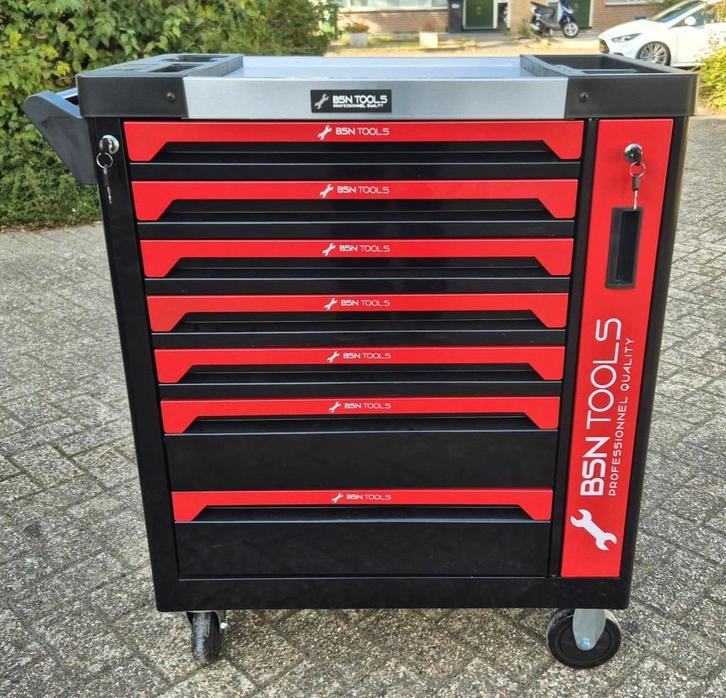 Gereedschapswagen goed gevuld  (NIEUW), Doe-het-zelf en Bouw, Gereedschapskisten, Zo goed als nieuw, Gevuld, Ophalen of Verzenden