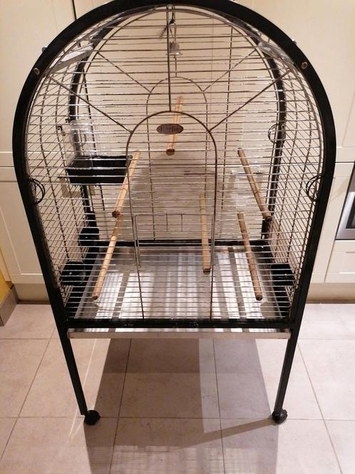 Cage à perroquets., Animaux & Accessoires, Oiseaux | Cages & Volières, Utilisé, Cage à oiseaux, Aluminium, Enlèvement ou Envoi