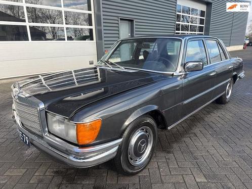 Mercedes-Benz 200-280 (W116) 280, Auto's, Oldtimers, Bedrijf, Te koop, Mercedes-Benz, LPG, Berline, 4 deurs, Handgeschakeld, Zilver of Grijs
