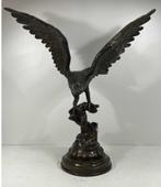 grand aigle en bronze de jules moigniez, Ophalen, Brons