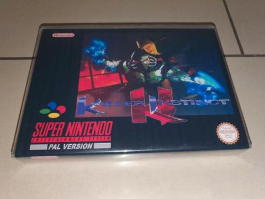 Killer Instinct SNES Game Case, Games en Spelcomputers, Games | Nintendo Super NES, Zo goed als nieuw, Verzenden