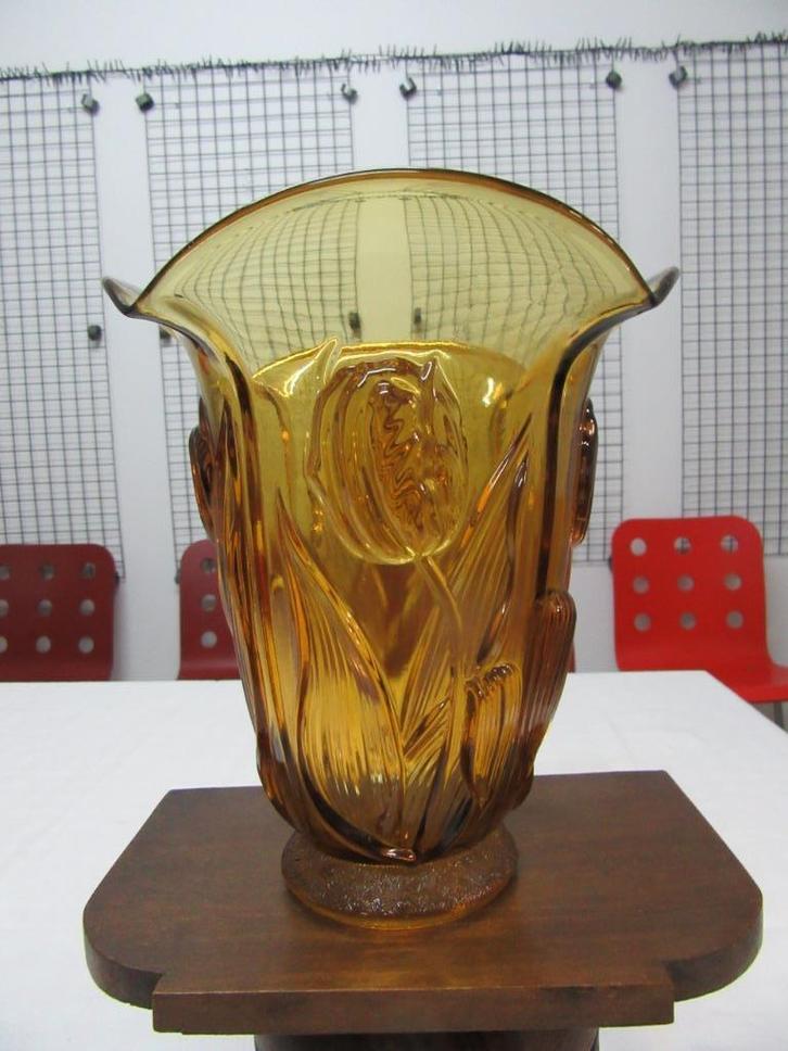 Scilmont Tulpenvaas van Henri Heemskerk, Antiek en Kunst, Antiek | Glaswerk en Kristal, Ophalen of Verzenden