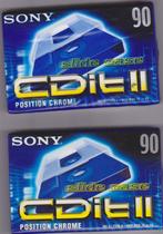 2 cassettes SONY CD iT II neuves, CD & DVD, Cassettes audio, Neuf, dans son emballage, Enlèvement ou Envoi, Vierge