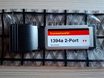 2-Poort ExpressCard 1394b FireWire Laptop Adapterkaart  beschikbaar voor biedingen