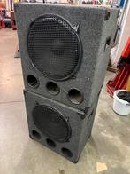 2x baskasten Eminence Delta-15LFA 15 inch 500W RMS 8 Ohm, Ophalen, P.A.