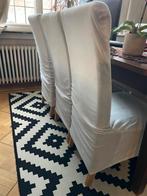 6 stoelen, Huis en Inrichting, Stoelen, Gebruikt, Wit, Vijf, Zes of meer stoelen, Ophalen