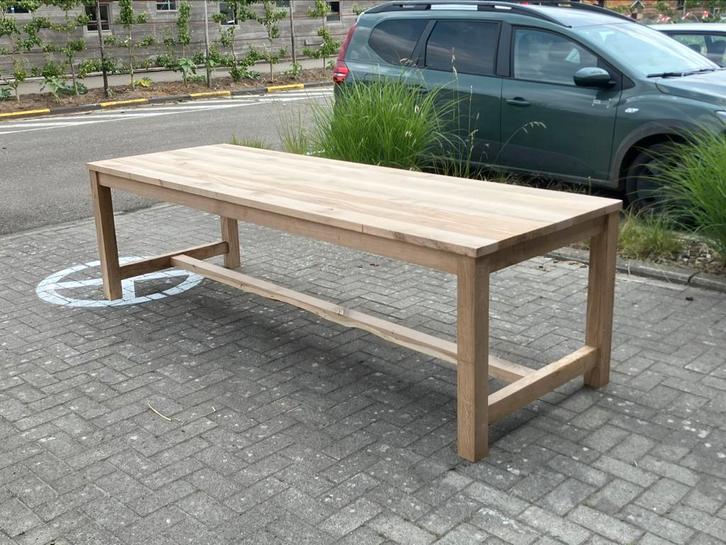 Klassieke EikenTafel (nieuw) aan huis geleverd | 0471594993, Tuin en Terras, Tuinbanken, Nieuw, Hout, Verzenden