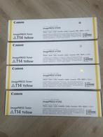 4 toners Canon T14 yellow voor de imagePRESS V1350 serie, Ophalen of Verzenden, Nieuw, Toner, Canon