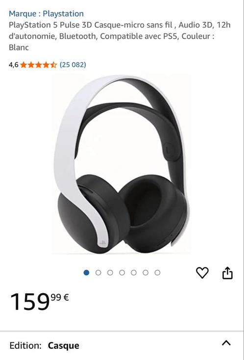 Casque officiel PlayStation – Audio 3D Tempest (PS5/PS4), Games en Spelcomputers, Spelcomputers | Sony PlayStation 5, Zo goed als nieuw