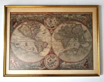 Oude wereldkaart anno 1570 beschikbaar voor biedingen