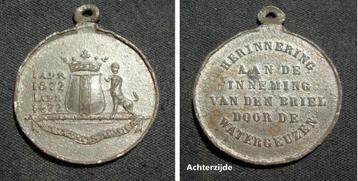 Penning 300 j. inname van den Briel door de Watergeuzen 1872 beschikbaar voor biedingen