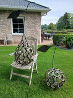 tuinbeeld,kunstwerk,hoefijzer bollen,beeld,tuindecoratie, Tuin en Terras, Tuinbeelden, Ophalen, Nieuw, Metaal, Abstract beeld