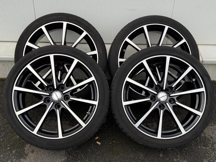 BORBET BL5 18 inch velgen 5x120 BMW 1, 2 & 3 serie, Autos : Pièces & Accessoires, Pneus & Jantes, Pneus et Jantes, Pneus été, 18 pouces