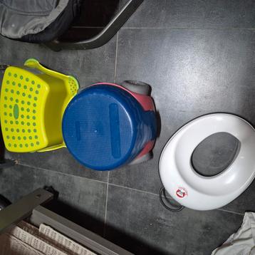 Potje, wc. Brilletje en trapje, Enlèvement, Utilisé