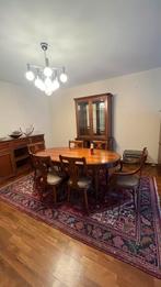 Table, chaise, l’armoire à TV commode et armoire à verre, Antiquités & Art, Antiquités | Bureau & Affaires